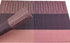 Gugrida Exquisite Woven Vinyl Placemats, Heat Resistant PVC Bamboo Style Table Mats (6, Ombre Purple Red)