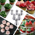 Hofumix Russian Piping Tips Cake Decorating Kit, 6pcs Buttercream DIY Baking Tools