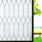 Windimiley Window Privacy Film, Stained Glass Frosted Clings, Moroccan Lattice Decorative Coverings, UV Sun Blocking,