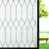 Windimiley Window Privacy Film, Stained Glass Frosted Clings, Moroccan Lattice Decorative Coverings, UV Sun Blocking,