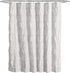 Lush Decor White Nova Ruffle Shower Curtain - 72" x 72"