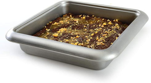 Norpro Nonstick Square Cake Pan, 8-Inch, Grey