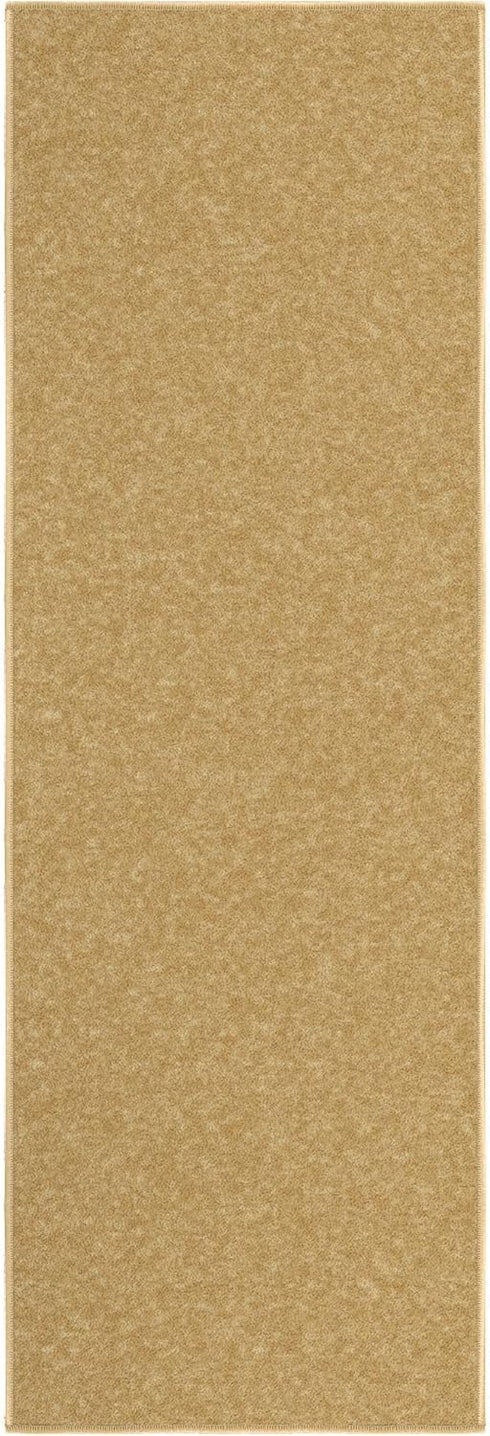 Sweet Home Stores Washable Non-Slip Rubberback Runner Rug - Solid Design for Kitchen, Hallways, Bathroom, Entrance,