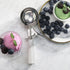 34745 Commercial-Grade 18/8 4.67 oz, 6, New Star Foodservice Thumb Press Food Disher/Ice Cream Scoop, Stainless Steel