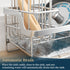 Countertop Consumest Sponge Holder for Kitchen Sink - Sink Caddy with Stainless Steel Self Drain Tray, Sink Organizer
