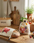 2 XL Beeswax Bread Bags for Homemade Bread, Sourdough Reusable, Plastic-Free, Keeps Fresh, Washable, Compostable (Beige