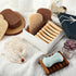 36 Set Packaging Baderke Pcs Soap Saver for Gift Including Wooden Dish Holder Exfoliating Bag with Drawstring Soap Pads