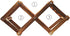 Foldable Wooden Wine Bottle Holder, Free Standing Natural Wine Rack for 2 Slots, Holds 3 Bottles