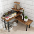 Homode Kitchen Countertop Organizer Corner Shelf, 3 Tier Space Saving for Kitchen Counter