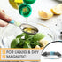 Spring Chef Stainless Steel Magnetic Measuring Spoons Set of 8, Nesting Metal Teaspoon & Tablespoon, Fits in Spice Jars