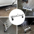 13 Inch 45-Degree 4000 Hourleey Pressure Washer Undercarriage Cleaner, Undercarriage Water Broom with Extension Wand
