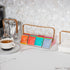 Mind Reader Tea Bag Organizer, Countertop Caddy, Bamboo and Acrylic, 11.75"L x 6"W x 6"H, Brown