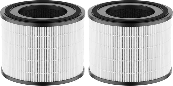 AP-S0610L Filter Replacement, Compatible with MOO-KA AP-S0610L Air Purifier, 2 Pack H13 True HEPA Filter