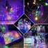 12 Pack 7Ft 20 Day,6-Colors Fairy Lights LED Twinkle String Lights Battery Operated Waterproof Firefly Starry for Mason