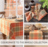 13"x70" Elrene Home Fashions Hawley Plaid Harvest Fall/Thanksgiving Cotton Console Centerpiece/Table Runner