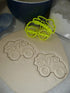 Construction Worker Equipment Safety Gear Set of 4 Cookie Cutters, 3D Printed Baking Tool Made in USA