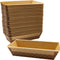 Chef-Grade Elegant 1Lb Paper Loaf Pans, 25 Pk Disposable Bakeable Kraft Pan for Baking Bread, Cake, Sweets
