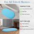 joiyota 27 15 Inches Silicone Bathtub & Shower Mat Non Slip, Bubble Massage Anti Slip Shower Floor Mat with x for Easy