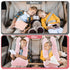 2 Hoteam Pcs Travel Pillow Car Sleeping Kid Neck U Shaped for The Back Seat Adults Children Head and Body Support Long