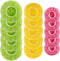 60Pcs Reusable Bowl Covers, Elastic Fresh Keeping Bags, Plastic Food Storage Covers