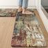LEEVAN Kitchen Mats Cushioned Anti Fatigue Sets of 2,Non Slip Waterproof Kitchen