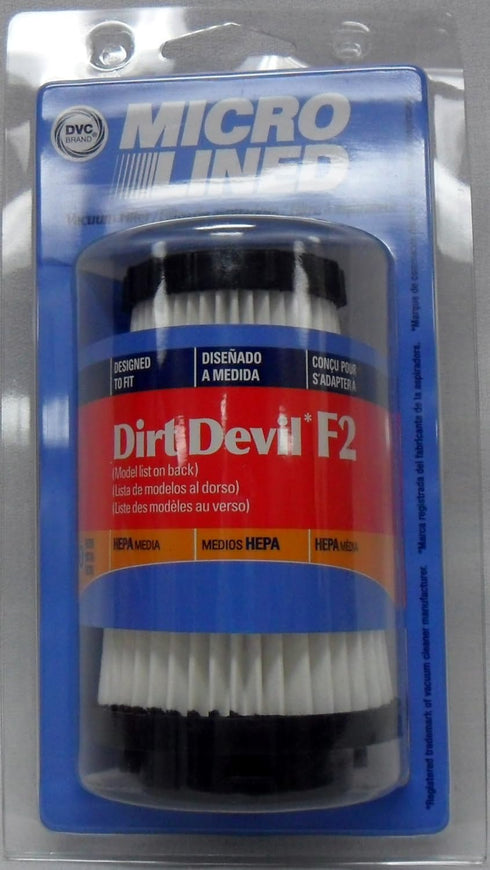 DVC 470880 Dirt Devil F2 Hepa Filter, Royal