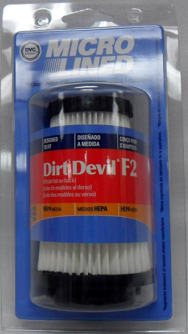 DVC 470880 Dirt Devil F2 Hepa Filter, Royal