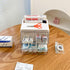 2 Pack Bandage Storage Organizer for Wall, Plastic Medical Supplies Container for Home Medicine Cabinet, Elastic