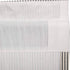VHC Brands Hatteras Seersucker Ticking Striped Cotton Kitchen Curtains, Rod Pocket Valance 16x72, Denim Blue