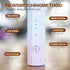 Rechargeable Milk Frother Handheld Electric Whisk Mixer with 2 Stainless Whisks, 3 Speed Adjustable Foam Maker for