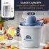 4Qt EIM350 Frozen 4Qt 50W, Elite Gourmet Electric Ice Cream Maker Delicious Homemade Ice Cream, Gelato, Sorbet, Yogurt