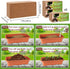 ZeeDix 6 Pcs Organic Coconut Coir Brick, 100% Compressed Coco Coir for Gardening, Low EC and pH Balance