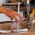 Dakoufish 9 Inch Clear Reusable Plastic Drinking Straws, Set of 12 with Cleaning Brush for Mason Jars