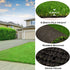3' 5' 0.8 Inch AYOHA Artificial Turf Grass x with Drainage, Realistic Fake Grass Rug Indoor Outdoor Lawn Landscape