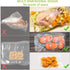 Vacuum Sealer Bags, Heavy Duty Commercial Grade, Precut 150 Gallon 11x16, Quart 8x12, Pint 6x10, Smell-Proof, Puncture