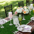 XLX TURF 12 x 36 Inches Artificial Grass Table Runner - Green Fake Grass Turf for Golf Football Party Decorations,