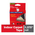 Scotch Carpet Tape for Indoor Use, 1.5 inches by 14 Yards, CT2010, for Vinyl, Ceramic & Hardwood, 1 roll