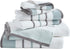 Great Bay Home Decorative Bath Towel Set - Luxury Cotton 6 Piece