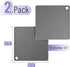 BTaT- Silicone Trivet Mats, 2 Pack, Gray Silicone Trivet, Silicone Hot Pads for Kitchen, Silicone Trivets for Hot Pots and Pans, Silicone Hot Pad, Silicone Trivets for Hot Dishes, Hot Pan Mat by Brew To A Tea