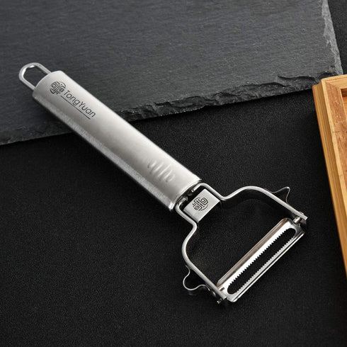 Fruits and Vegetables Peelers - Y Shape Swivel Potato Peeler, Stainless Steel Multifunctional Peeler