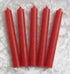 Biedermann & Sons 2-Hour Long Burning Unscented Tree or Chime Candles, Red, Set of 20