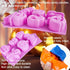 Pumpkin Silicone Mold Halloween Cake Mold, 5 PIECE Chocolate Molds with Ghost, Pumpkin, Bat & Witch Hat Cookie Molds