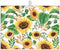 Summer Sunflowers Dish Drying Mats, 18x24 Inch Ultra Absorbent Microfiber Dishware Pad for Kitchen Counter Decor