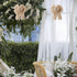 Large Rustic Jute Bows, Holiday Ornaments Burlap Wreaths Bows for Door Ornaments and Window Hanging