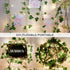 33ft 100 suddus Vine with Fairy Lights Plug in, LED Ivy String Lights Connectable with Remote, Leaf Light for Bedroom