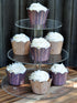Woodgrain Cupcake Wrappers for Rustic Weddings, Set of 24 Reversible Woodsy Cup Cake Holder Wraps, Brown