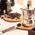 Takavu Coffee Cleaning Brush, Black Boar Bristle Grinder Tool for Espresso Machine and Portafilters