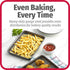 GoodCook Set of 2 Nonstick Steel 9" x 6.2" Toaster Oven Mini Baking Sheets with Racks, Gray