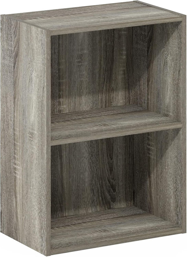 Furinno Luder Bookcase / Book / Storage in French Oak Finish