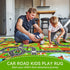 Mfmiudole 39.4" 59" Tummy Kids Rug Play Mat for Toy Cars, Farm Life Road Traffic for Playroom Kids Car Road Rugs